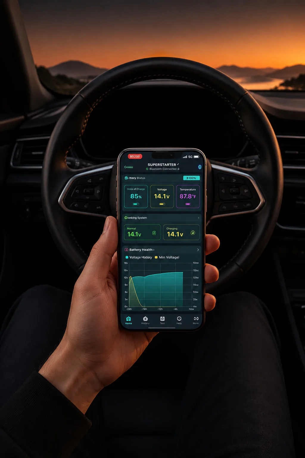 Pairing BS200 with the ANCEL app