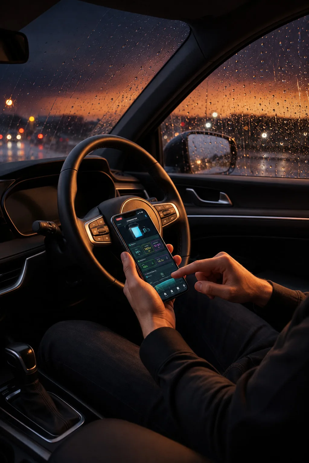 Driver using Force Start from the ANCEL app