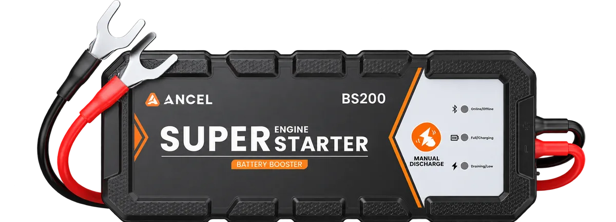 ANCEL BS200 Super Starter with permanent battery connectors